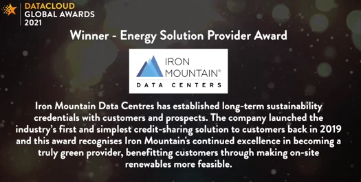 Iron Mountain Data Centers | Data Center Sustainability